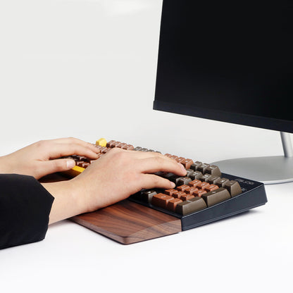 Mechanical Keyboard Walnut Hand Rest